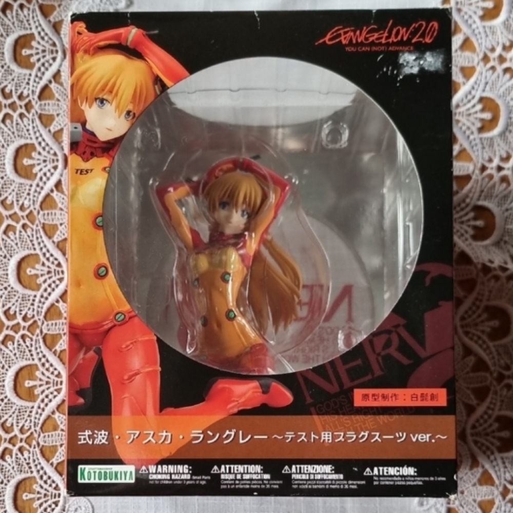 Shikinami Asuka Langley Test Plug Suit ver. 1/6 Figure Evangelion KOTOBUKIYA Toy